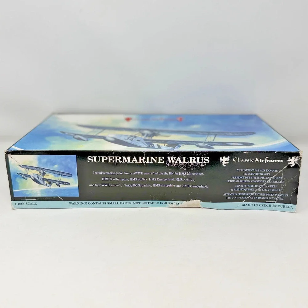 Classic Airframes 1/48 Supermarine Walrus Mk I Kit 4105 Sealed Box